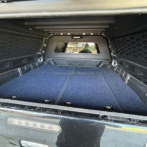 Lit de camionnette tout-terrain 4X4 Solutions de stockage de marchandises à usage intensif Système de tiroirs tiroirs arrière avec deux curseurs de réfrigérateur pour Hilux - Product Image 4