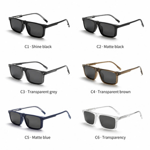 Gafas de sol Sunray CL117 con montura frontal a presión, polarizadas, de doble uso, para hombre, ideales para conducir por la noche y usar al anochecer. - Product Image 5