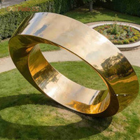 Grande statue d'ange en métal, sculpture d'ange en acier inoxydable, grande statue d'extérieur pour villa, jardin et décoration architecturale