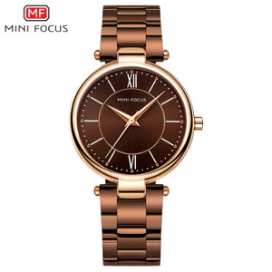 El nuevo <span class=keywords><strong>MINI</strong></span> Enfoque de moda correa de acero <span class=keywords><strong>reloj</strong></span> movimiento japonés impermeable <span class=keywords><strong>reloj</strong></span> de cuarzo 0189L - Product Image 5