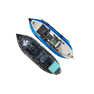 Kayaks SUP de pêche à pédale gonflables de 11 'avec pédales kayak de bateau de pêche entraîné par pédale