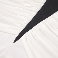 Robe de soirée longue Vernalux 2026 élégante pour femme, col licou, drapée, coupe ajustée, sans manches, longueur ras du sol, haute qualité