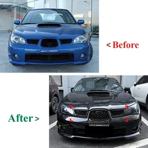 <b>For</b> Impreza WRX STI 9th 2006 2007 Car Front Bumper Honeycomb <b>Mesh</b> <b>Grille</b> Cover Replacement Body Kit Accessories - Product Image 2