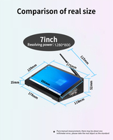 Carte-mère industrielle encastrée, Pc, windows 10 Touch, 7 connecteurs, meilleure vente