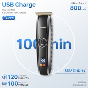 Cortadora de Pelo Eléctrica JAMAKY Recargable con Pantalla LCD y Longitud Ajustable para Uso Doméstico - Product Image 2