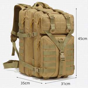 Mochila Táctica de Camuflaje Oxford Personalizada de 45L, Unisex, para Senderismo y Caza al Aire Libre, Sistema Molle, Forro de Poliéster Impermeable - Product Image 2