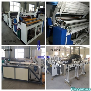 Máy Làm Giấy Vệ Sinh Nhỏ Hoàn Toàn Tự Động Chất Lượng Cao Của Trung Quốc Máy Làm Giấy Cuộn Khăn Giấy - Product Image 6