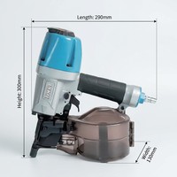 Pistolet à clous pneumatique industriel Toua CN65 pour bobines d'aluminium, tir rapide, performance puissante, garantie 1 an pour la menuiserie, les terrasses et les applications extérieures
