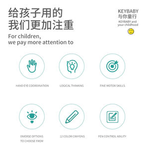 Nouveauté : Livres de coloriage promotionnels en papier couché laminé avec crayons pour enfants de 3 à 5 ans, reliure agrafée - Product Image 3