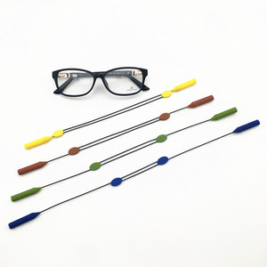 Cordons <span class=keywords><strong>pour</strong></span> <span class=keywords><strong>lunettes</strong></span> de sport en <span class=keywords><strong>fil</strong></span> d'acier et silicone multicolores Support <span class=keywords><strong>pour</strong></span> <span class=keywords><strong>lunettes</strong></span> de soleil avec sangle de retenue <span class=keywords><strong>pour</strong></span> <span class=keywords><strong>lunettes</strong></span> de soleil - Product Image 5