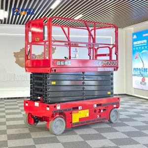 Plate-forme élévatrice à ciseaux automotrice électrique d'équipement d'accès de 12m pour la <span class=keywords><strong>location</strong></span> - Product Image 2