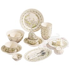 Good Price New Custom Embossed Ceramic Dinner Dish European Western Popular Dinnerware <b>Sets</b> Porcelain Dinner <b>Set</b> for Home - Product Image 6