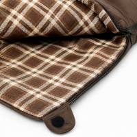 Saco de Dormir Semi-Rectangular con Forro de Franela, Acolchado y Cálido, Super Largo, para Estaciones Frías, Deportes, Caza, Camping, Viajes en Auto