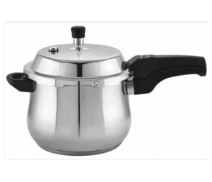 Casserole à pression en acier inoxydable avec fond à induction, couvercle extérieur, construction robuste, base épaisse, durable - Product Image 2