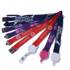 Custom Colorful <b>Lanyards</b> - Blue, Purple, <b>Red</b> - Personalized with Text & Logos for Promotional Gift - Product Image 2