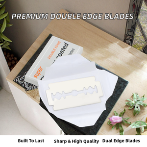 Lưỡi dao cạo hai lưỡi bằng thép không gỉ cao cấp - Bán buôn số lượng lớn - Product Image 2