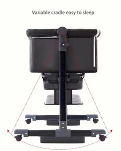 Baby Elektrische Automatische Schommelwieg Babybedje Babybed Draagbare Opvouwbare Speelweide Reiswieg Met Afstandsbediening - Product Image 2