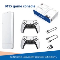 Console de Jeu Rétro M15 2025 – Qualité Améliorée, Double Contrôleurs Sans Fil HD 4K 3D, Compatible PS, Jeu Domestique Transfrontalier Très Vendu
