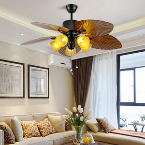 <span class=keywords><strong>Lustre</strong></span> en feuille de bananier d'Asie du Sud pour chambre à coucher, salon, style rétro américain, maison nostalgique, plafond de salle à manger à l'ancienne - Product Image 3