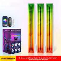 Barre lumineuse LED RGB rectangulaire avec synchronisation musicale, télécommande via application pour salle de jeu, rétroéclairage TV, chambre à coucher, CE RoHS