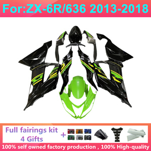 Nouveau kit de carénage complet ABS pour moto compatible avec <span class=keywords><strong>KAWASAKI</strong></span> Ninja ZX6R 636 ZX-6R 2013 2014 2015 2016 2017 <span class=keywords><strong>2018</strong></span> Kits de carénage Carrosserie - Product Image 3