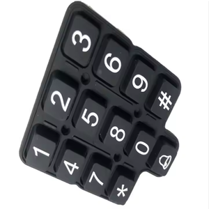 OEM tùy chỉnh-thực hiện chống lại ánh sáng mặt trời và nước mưa Silicone bàn phím cứng nhắc cho hộp thư với Mold-Opening cho cơ chế - Product Image 5