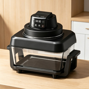 Freidora de Aire Digital Inteligente con Pantalla Táctil, de Acero Inoxidable, sin Aceite, con Función de Crujido, 5L/7L - Product Image 2