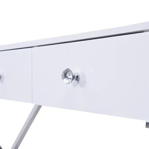 OEM Vanity Girls meja rias dengan lampu <span class=keywords><strong>2</strong></span> laci cermin berdiri dapat dilepas untuk ruang keluarga penggunaan rumah kamar mandi Hotel - Product Image 4