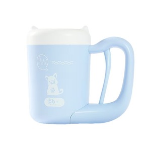 Limpiador de pies personalizado para mascotas, diseño de rotación de <span class=keywords><strong>360</strong></span> ° de lujo con cepillo ABS desmontable y taza de limpieza de patas de varios tamaños para gatos y perros - Product Image 2
