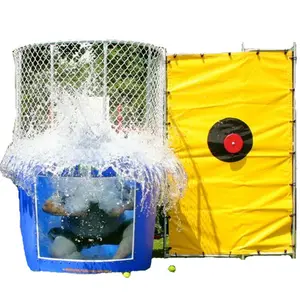 Hinterhof aufblasbare Dunk Tank Wasserspiele Beliebte Dunking Machine Splash Dunk Tank