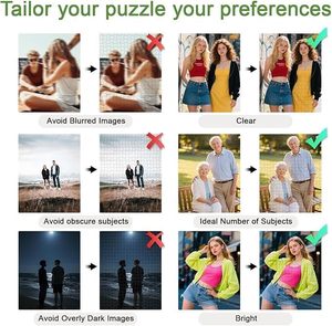 Créez Votre Propre Design : Puzzles en Carton Vierge Imprimables par Sublimation, Éducatifs et DIY pour Tous les Âges - Product Image 3