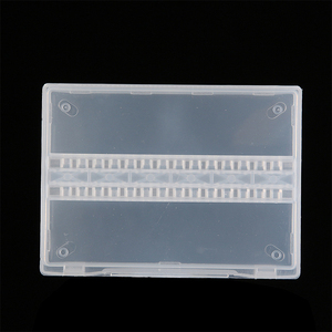 <span class=keywords><strong>Caja</strong></span> de Almacenamiento Transparente de Plástico para <span class=keywords><strong>Brocas</strong></span> de Uñas, Estuche Vacío para 14 <span class=keywords><strong>Brocas</strong></span> de Carburo para Lima Eléctrica de Uñas - Product Image 3
