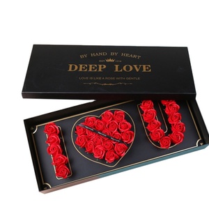 Hot Selling Square-shaped Cardboard for Festival <b>Gift</b> Boxes with Plastic Film for Mother's Day and Valentine's Day Flower <b>Box</b> - Product Image 6