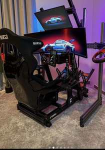 Kit de simulation de course avec mouvement 4DOF, kits d'actionneurs motorisés, contrôleur de mouvement 750W/1KW 220-240V, acier, plastique, aluminium, silicone, mouvement 6DOF - Product Image 3
