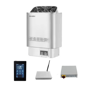 App WiFi Bluetooth Contrôlé 8KW Salle de <span class=keywords><strong>Sauna</strong></span> à Vapeur Chauffage de <span class=keywords><strong>Sauna</strong></span> Sec Portable Poêle de <span class=keywords><strong>Sauna</strong></span> Intelligent - Product Image 2