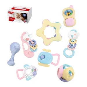 Jouets pour bébé 8 pièces, ensemble de jouets pour bébé à saisir et à secouer, jouets pour bébé de 0 à 3 mois