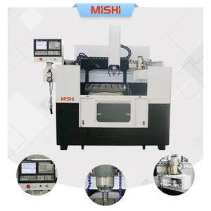 Mishi novo design 6060 6090 mini roteador cnc metal 4 eixos atc cnc máquina de gravação metal