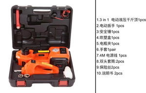 3 In 1 <strong>Electric</strong> Hydraulic <strong>Car</strong> <strong>Jack</strong> 5T 12V <strong>Car</strong> <strong>Jacks</strong> With Impact Wrench &amp;Tire Inflator Built-in LED Light - Product Image 4