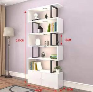 Mueble de Almacenamiento de Madera en Oferta, Estantería para Libros, Exhibidor para Salón de Belleza, Peluquería, Gimnasio, Dormitorio, Comedor, Baño - Product Image 4