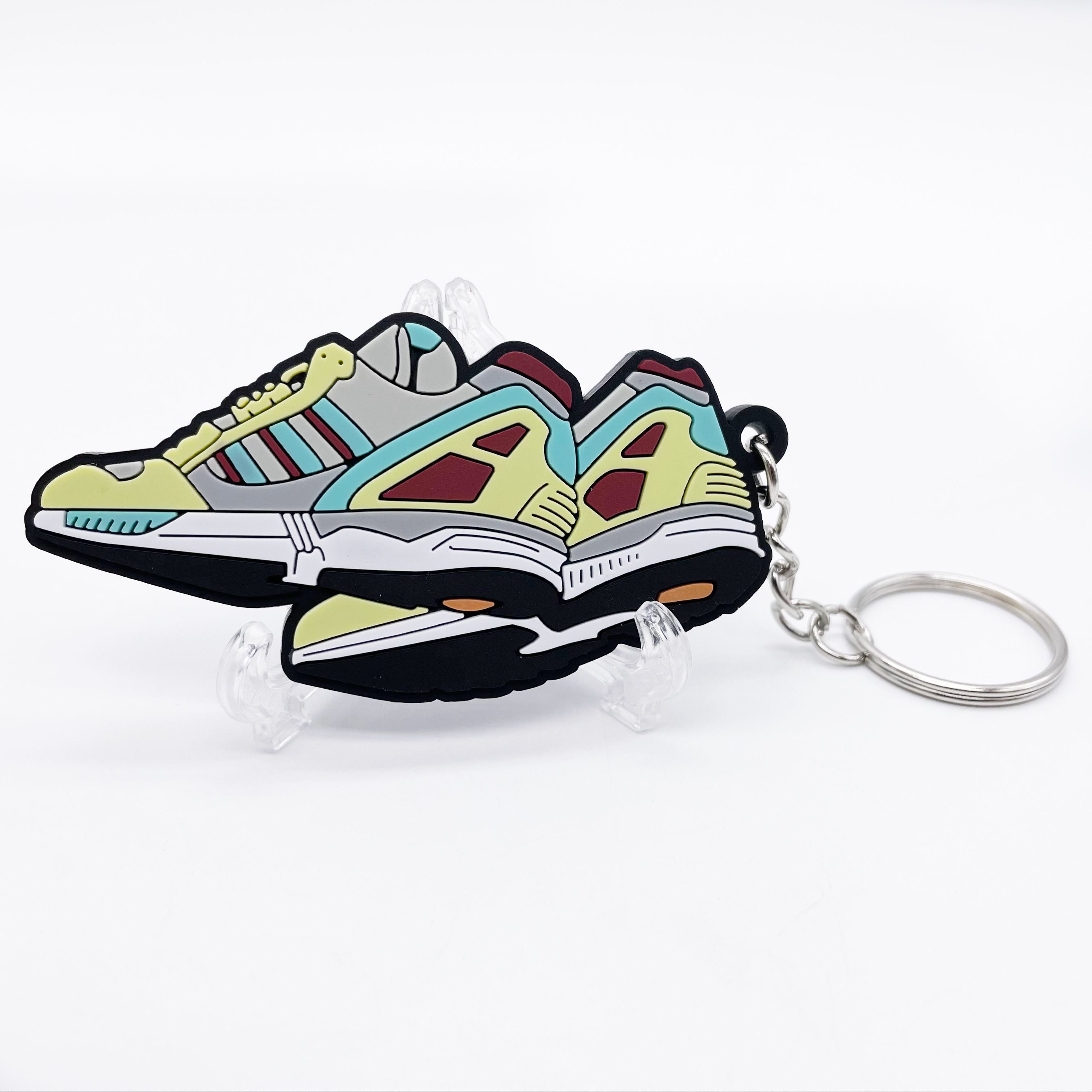 adidas gazelle silver green womens Mini Silicone NMD Keychain Fashion Men and Woman Bag Charm Keyrings Pe   Growing Kids