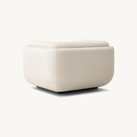 Fauteuil d'appoint moderne en velours avec structure en bois massif, durable et confortable, idéal pour la chambre d'enfant, le salon ou la chambre à coucher