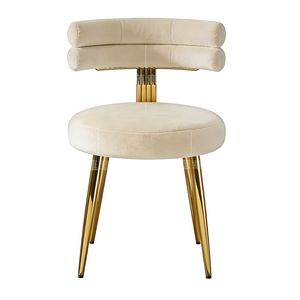 Ghế tiệc cưới sang trọng bằng nhung vàng cao cấp cho thuê sự kiện - Product Image 1