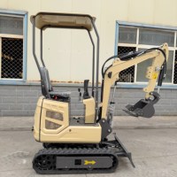 Mini-excavatrice compacte hydraulique de 2 tonnes en gros avec accessoires optionnels : godet, tarière, brise-roche et grappin