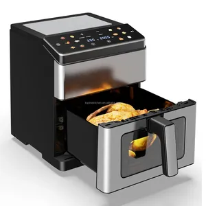 Freidora De Aire électrique numérique LED contrôle tactile grande capacité 10L 8L <span class=keywords><strong>sans</strong></span> <span class=keywords><strong>huile</strong></span> Digital Air Fryer <span class=keywords><strong>xxl</strong></span> Deep Fryer - Product Image 3