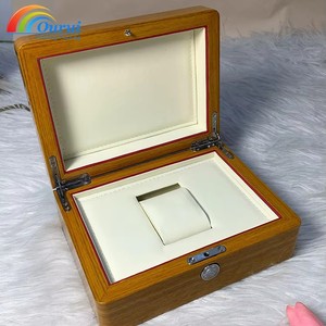 Factory Direct Luxury <b>Square</b> Wooden Watch Box <b>Set</b> Original Single Brand Protective Packaging for Men's Watches Stock Luxury Gift - Product Image 6