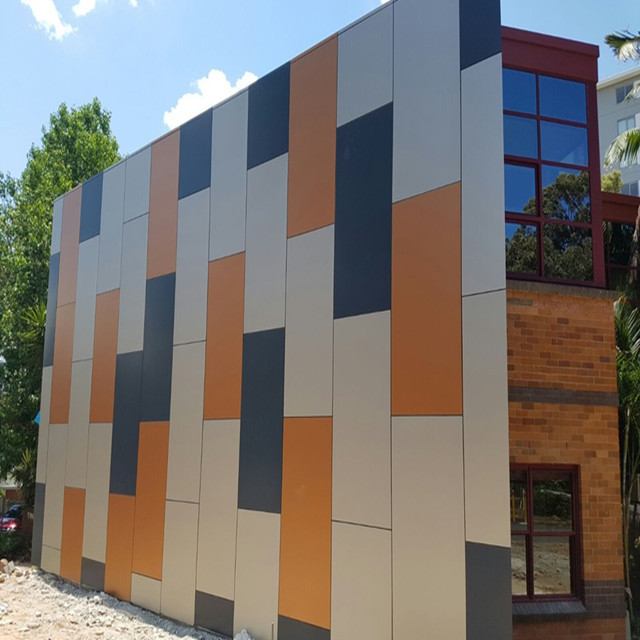 Wooden Color Aluminum Composite Panels Fashion