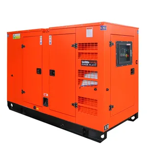 Ricardo 30kva 40kva 50kva 60kva leiser Diesel-Generatoren-Set mit Vordach Einphasiger mit 240V Nennspannung 60Hz Frequenz