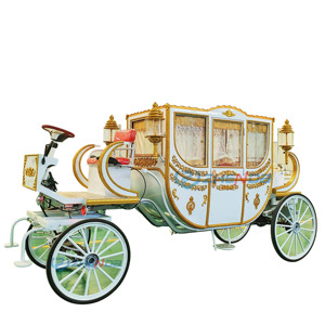 Customizable Wedding Royal Horse Carriage Luxury Four Wheels <b>coach</b> Sightseeing Horse Carriage Horse Wagon for Sale - Product Image 2