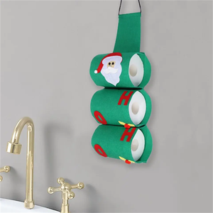 3 Couches Père <span class=keywords><strong>Noël</strong></span> Motif Salle <span class=keywords><strong>de</strong></span> Bain Organisateur Décoration <span class=keywords><strong>de</strong></span> <span class=keywords><strong>Noël</strong></span> <span class=keywords><strong>Rouleau</strong></span> <span class=keywords><strong>de</strong></span> <span class=keywords><strong>Papier</strong></span> <span class=keywords><strong>Toilette</strong></span> Couvre Serviette Sac <span class=keywords><strong>de</strong></span> Rangement Décorations <span class=keywords><strong>de</strong></span> Fête - Product Image 3