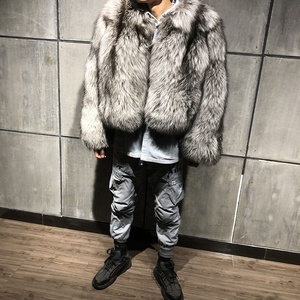 Giacca da <span class=keywords><strong>Uomo</strong></span> in Pelliccia di Volpe di Alta Qualità <span class=keywords><strong>Cappotto</strong></span> Invernale Caldo in Vera Pelliccia di Volpe Naturale - Product Image 6